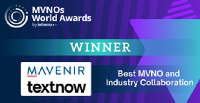 Mavenir dan TextNow Meraih Penghargaan MVNO dan Kolaborasi Industri Terbaik di MVNOs World Awards