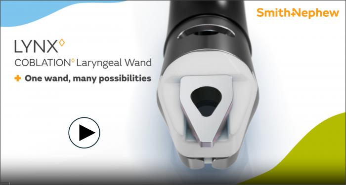 Smith+Nephew introduces groundbreaking LYNX COBLATION Laryngeal Wand for ENT surgeons